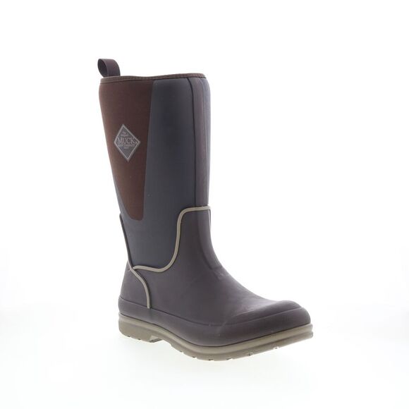 Original Muck Womens Originals Tall Fleece Waterproof Brown Boots (NWT) - Picture 2 of 7